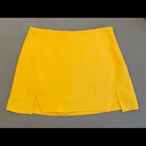 Zara Yellow Mini Skort